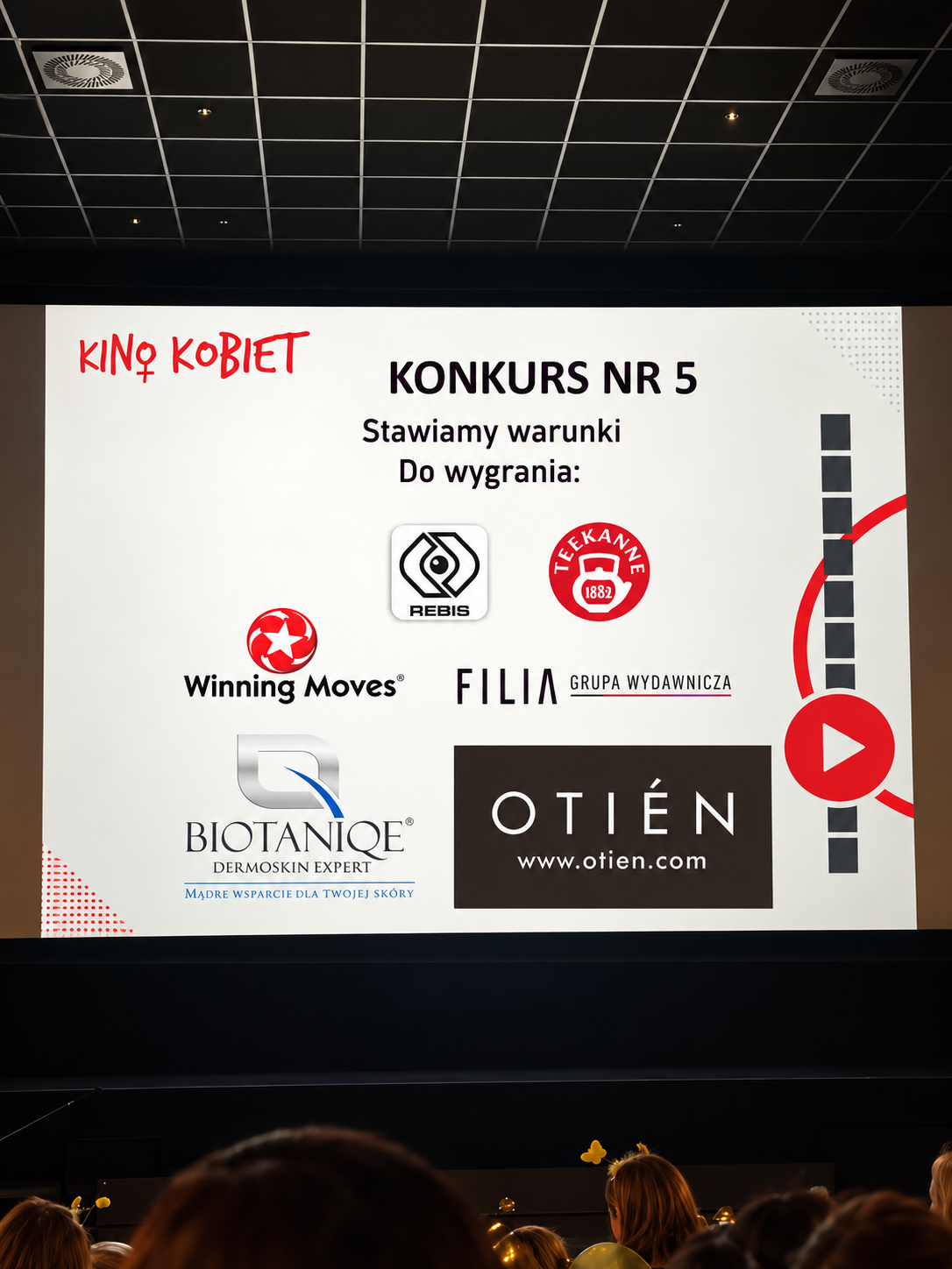 OTIEN jako partner wydarzenia Kino Kobiet